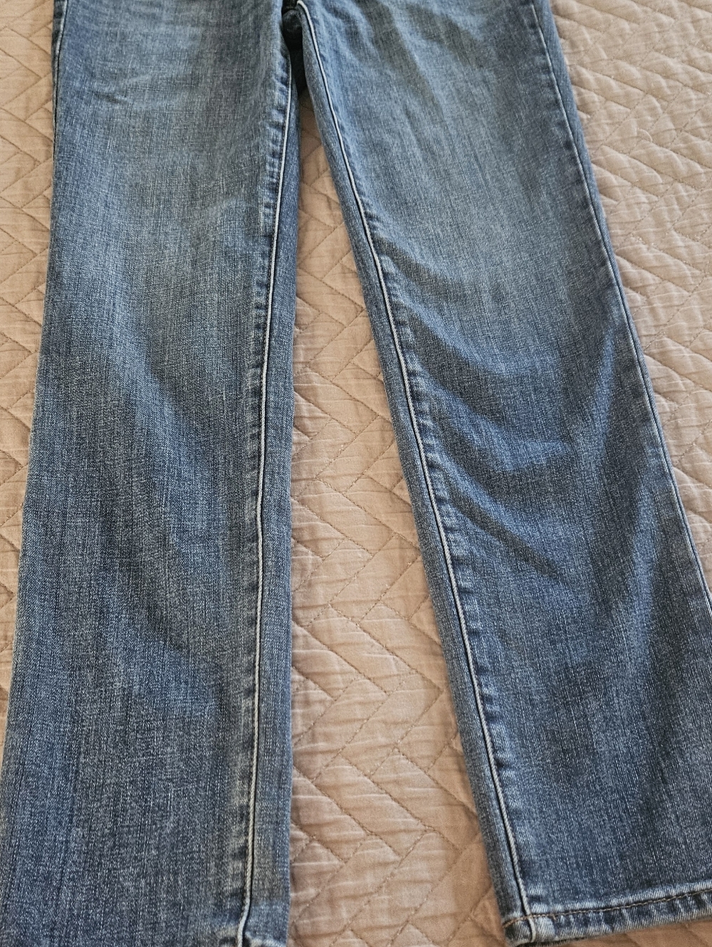 Talbots Straight-Leg Jeans in Medium Blue Wash